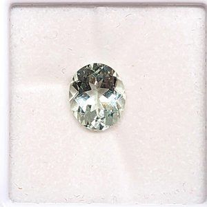 Natural Montezuma Prasiolite (Green Amethyst) loose gemstone 3.66 cts 12x10mm